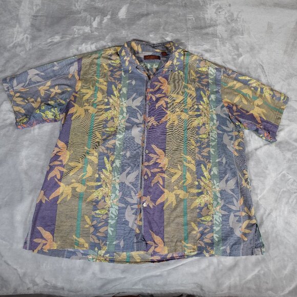 Tori Richard Honolulu Hawaiian Shirt Mens 3XL Cotton Lawn Lightweight - Picture 1 of 7